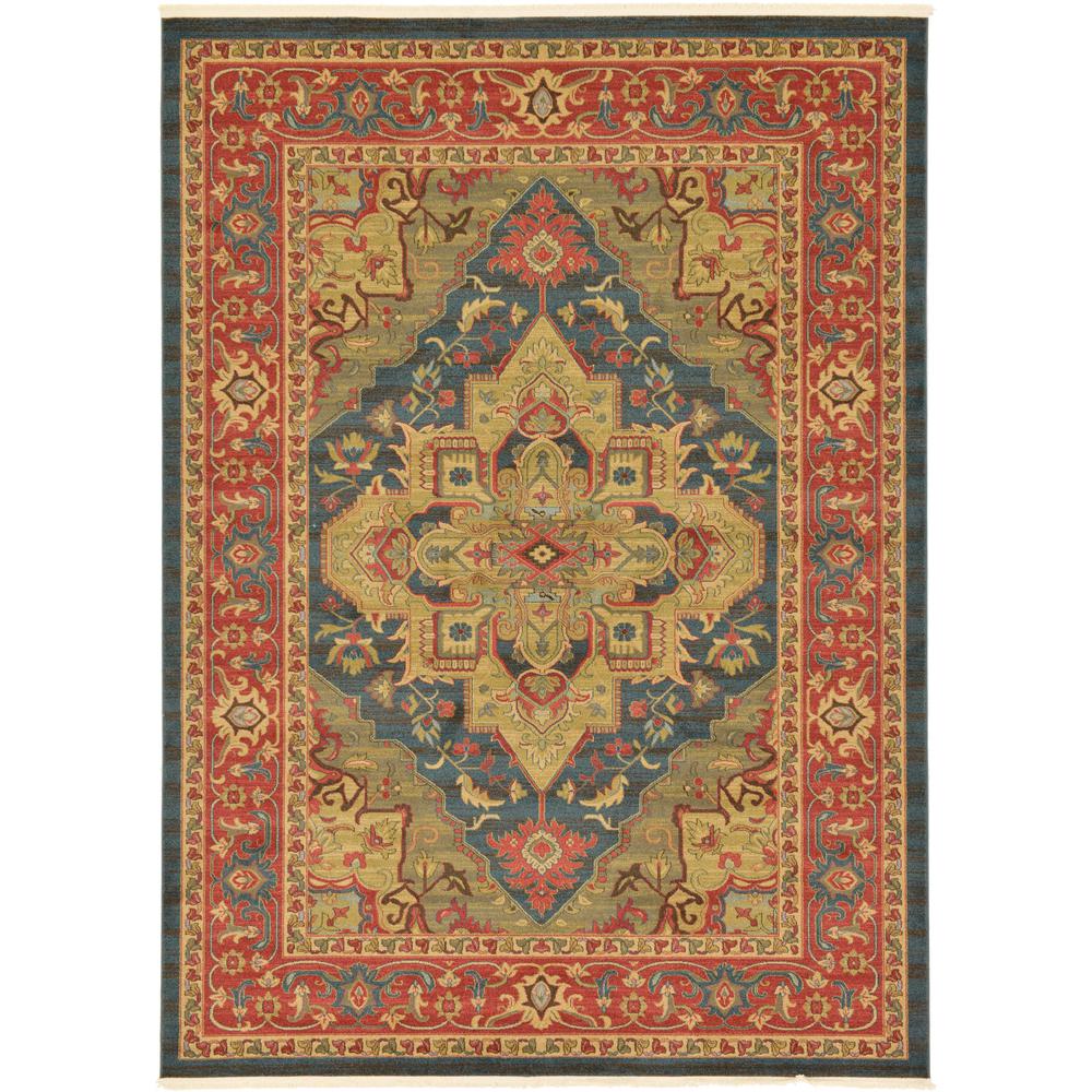 Arsaces Sahand Rug, Dark Blue (8' 2 x 11' 0). Picture 1