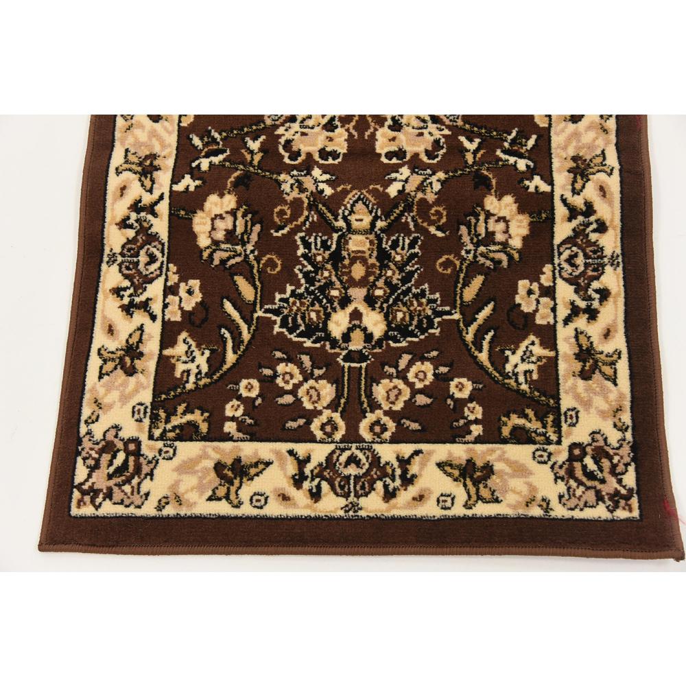 Washington Sialk Hill Rug, Brown (2' 2 x 8' 2). Picture 6