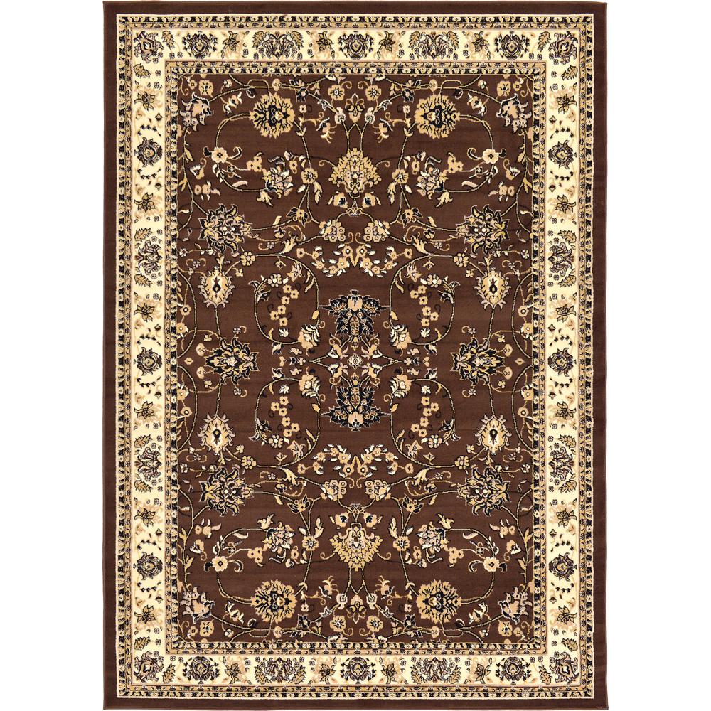 Washington Sialk Hill Rug, Brown (7' 0 x 10' 0). Picture 1