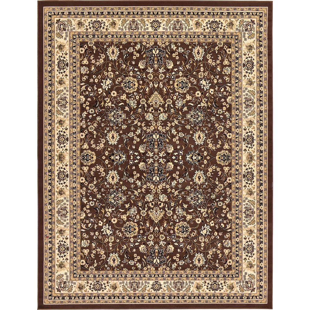 Washington Sialk Hill Rug, Brown (9' 0 x 12' 0). Picture 1