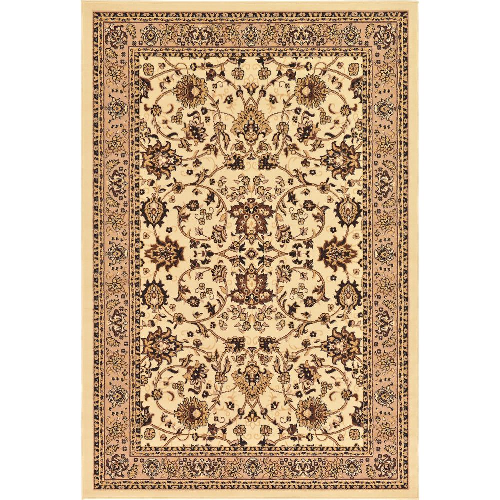Washington Sialk Hill Rug, Ivory (6' 0 x 9' 0). Picture 1