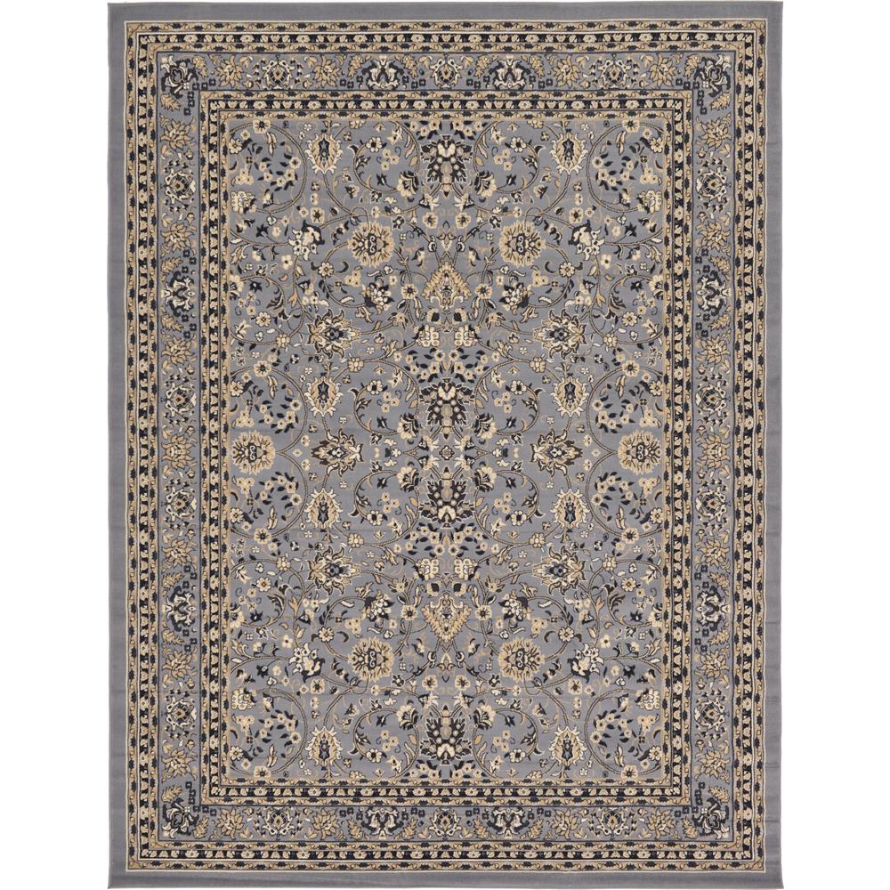 Washington Sialk Hill Rug, Gray (9' 0 x 12' 0). Picture 1