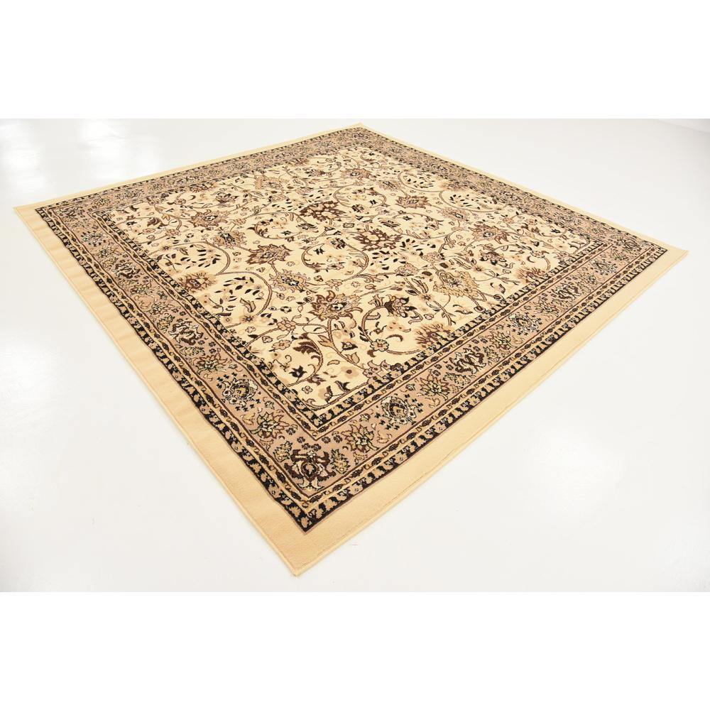 Washington Sialk Hill Rug, Ivory (8' 0 x 8' 0). Picture 3
