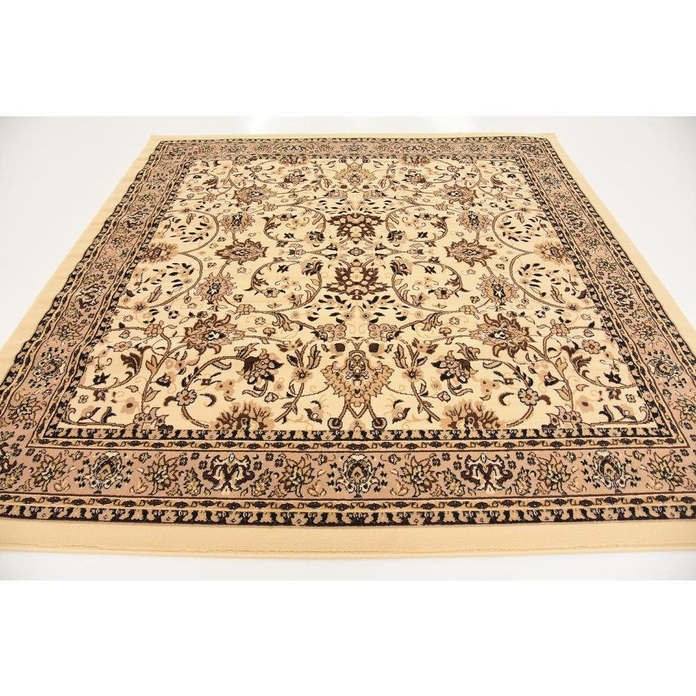 Washington Sialk Hill Rug, Ivory (8' 0 x 8' 0). Picture 4