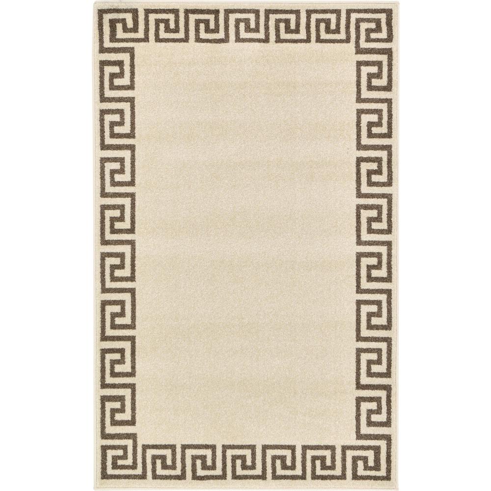 Modern Athens Rug, Beige/Brown (3' 3 x 5' 3). Picture 1