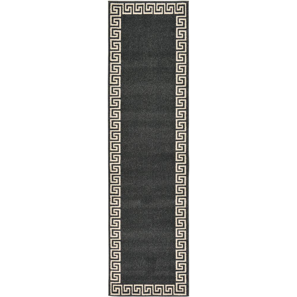 Modern Athens Rug, Charcoal (2' 7 x 10' 0). Picture 1