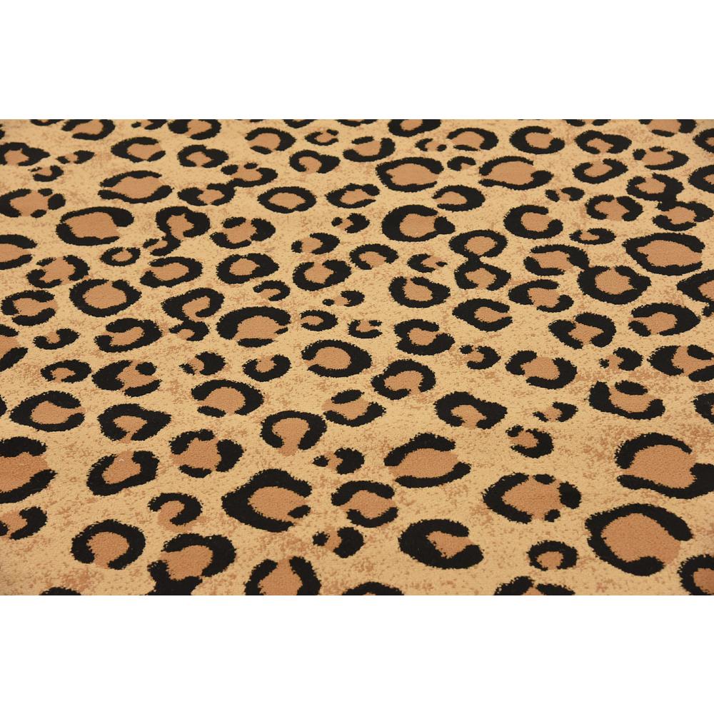 Leopard Wildlife Rug, Light Brown (6' 0 x 9' 0). Picture 5
