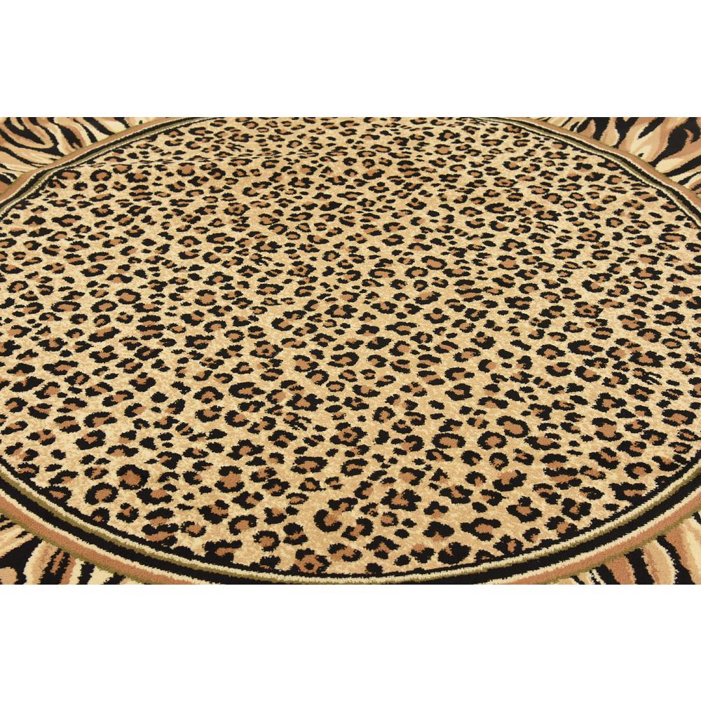 Cheetah Wildlife Rug, Ivory (8' 0 x 8' 0). Picture 5