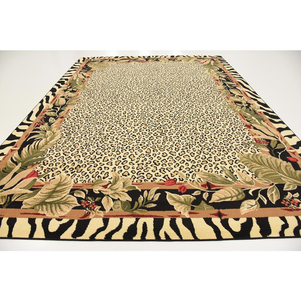 Jungle Wildlife Rug, Ivory (9' 0 x 12' 0). Picture 4