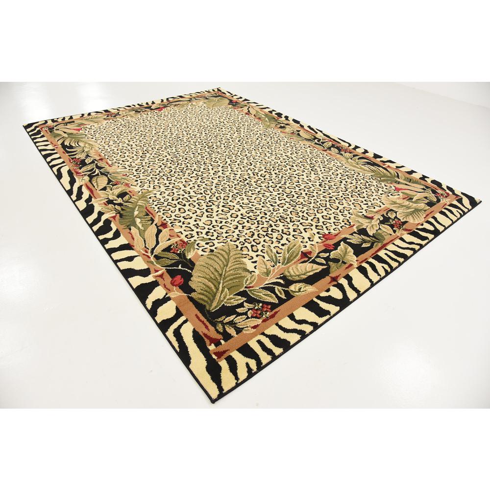 Jungle Wildlife Rug, Ivory (7' 0 x 10' 0). Picture 3