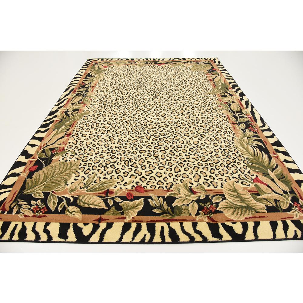 Jungle Wildlife Rug, Ivory (7' 0 x 10' 0). Picture 4