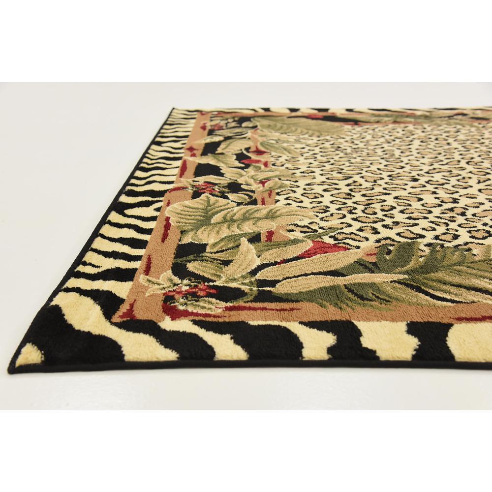 Jungle Wildlife Rug, Ivory (6' 0 x 9' 0). Picture 6
