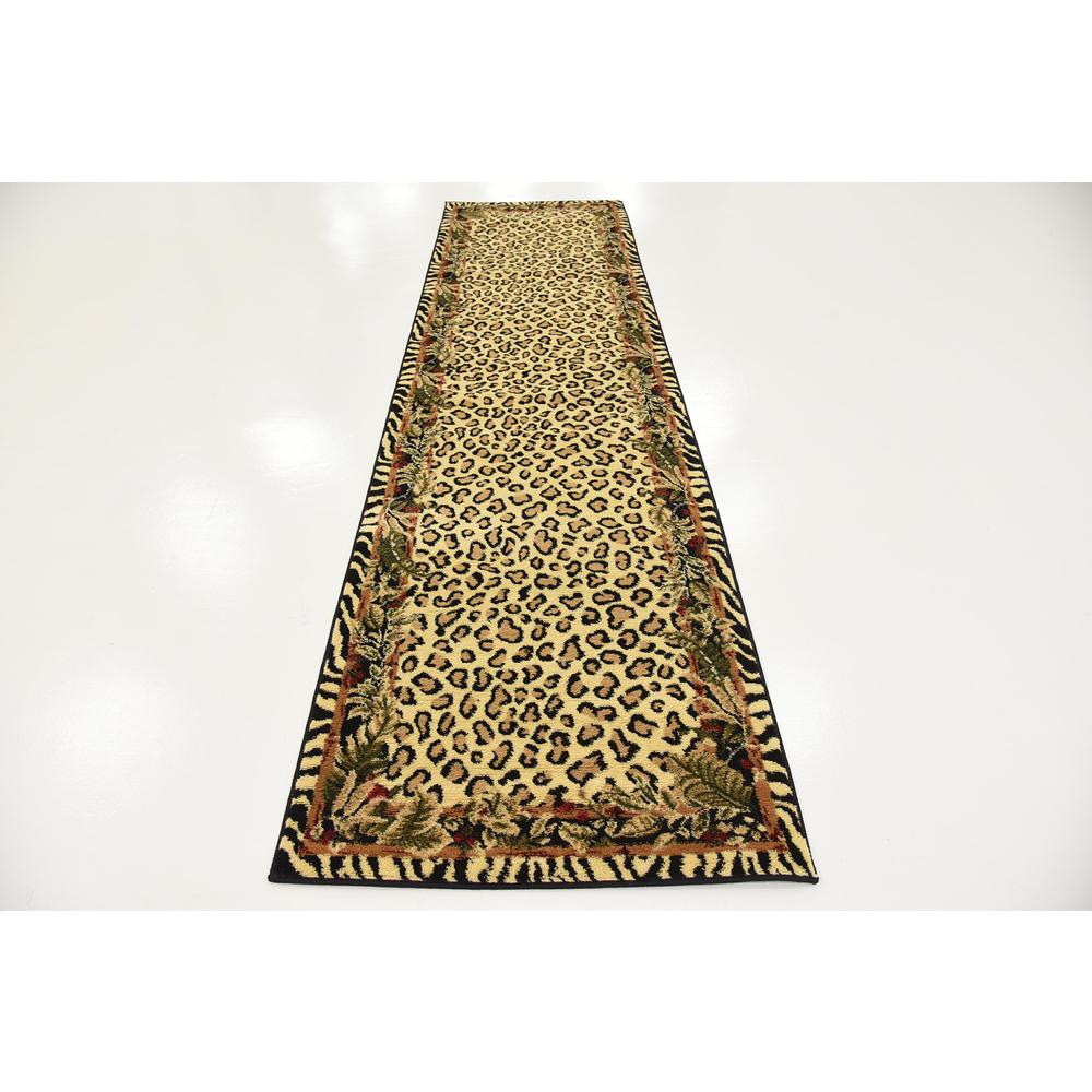 Jungle Wildlife Rug, Ivory (2' 7 x 10' 0). Picture 4