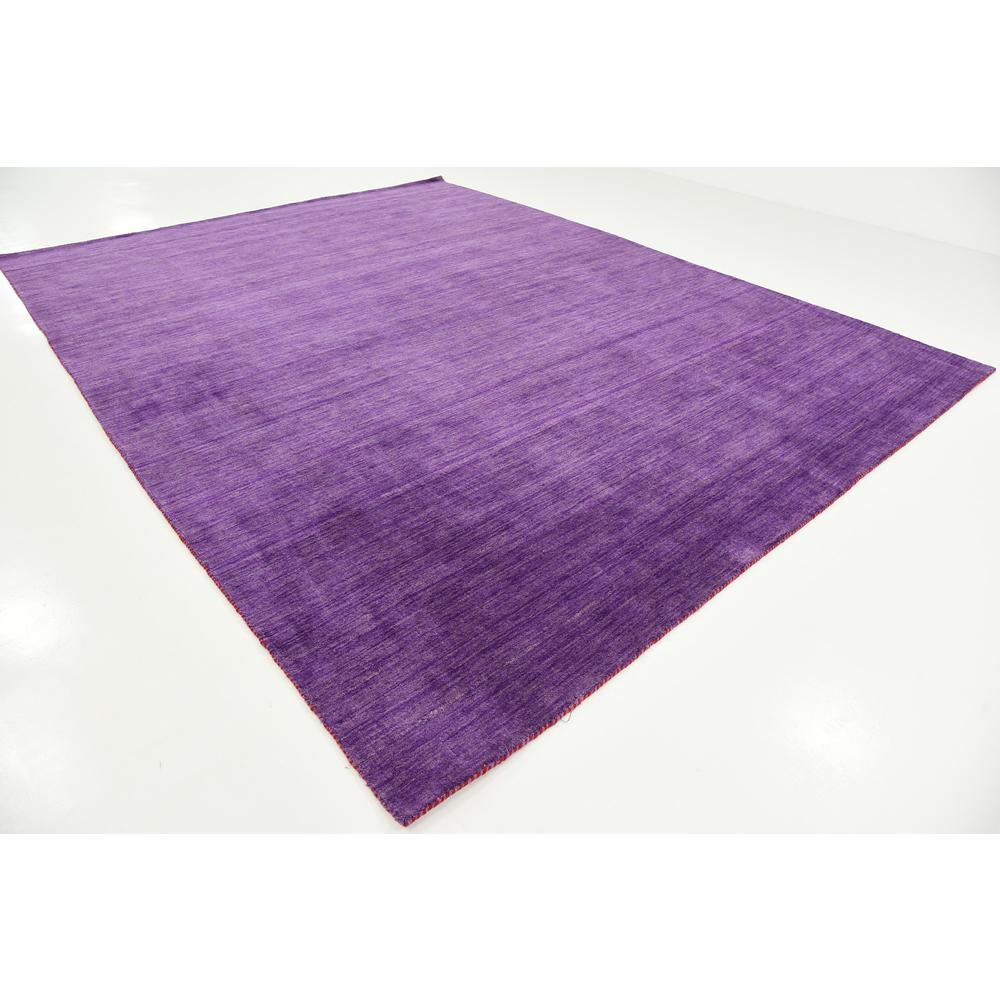 Solid Gava Rug, Purple (9' 10 x 13' 0). Picture 3
