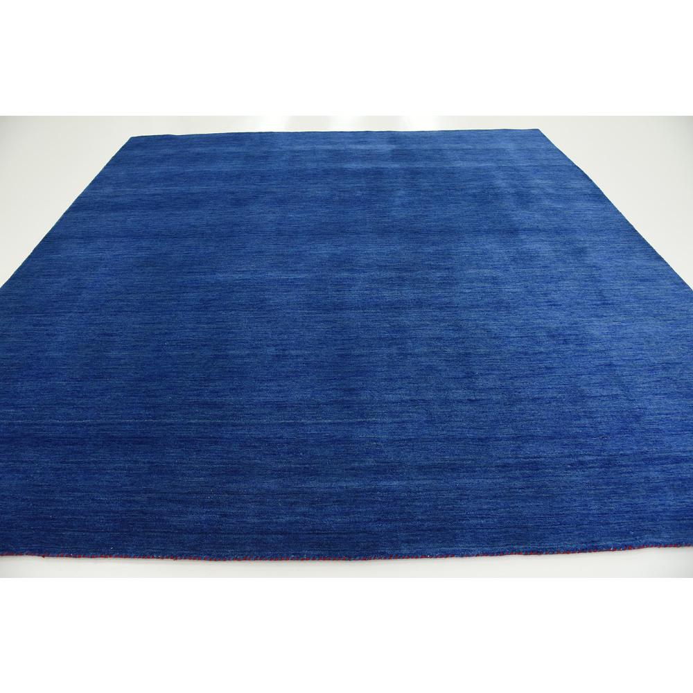 Solid Gava Rug, Blue (9' 10 x 9' 10). Picture 4
