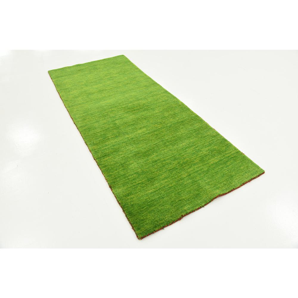 Solid Gava Rug, Green (2' 7 x 6' 7). Picture 3