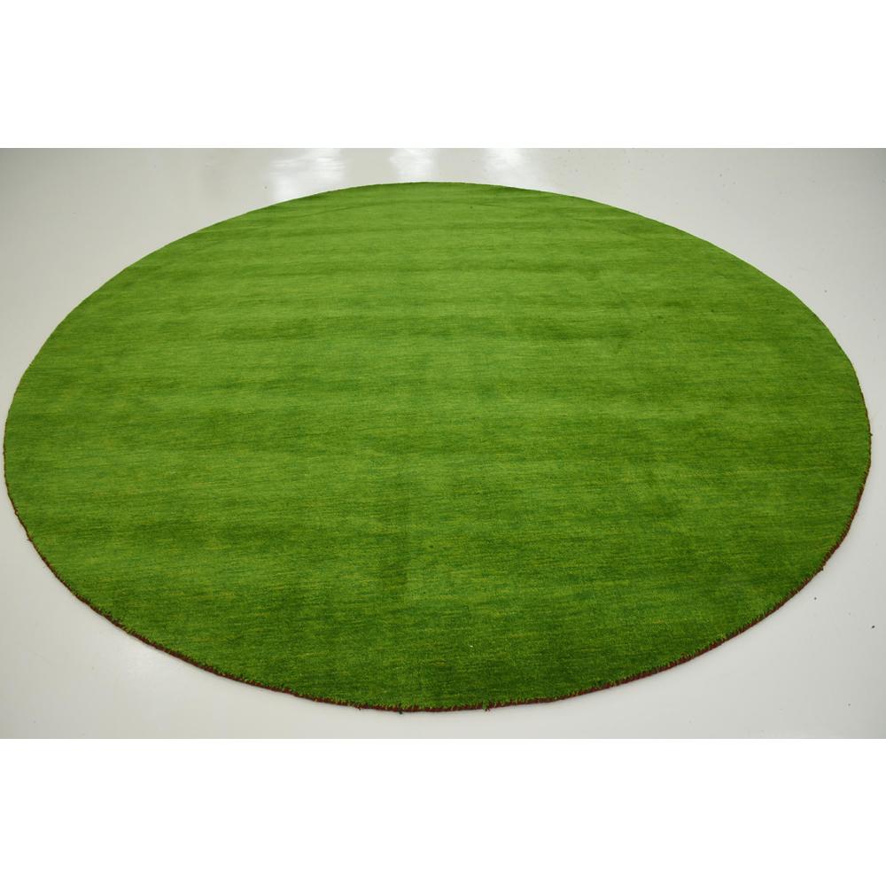 Solid Gava Rug, Green (9' 10 x 9' 10). Picture 3