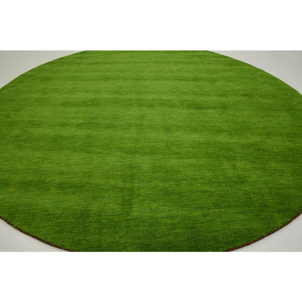 Solid Gava Rug, Green (9' 10 x 9' 10). Picture 4