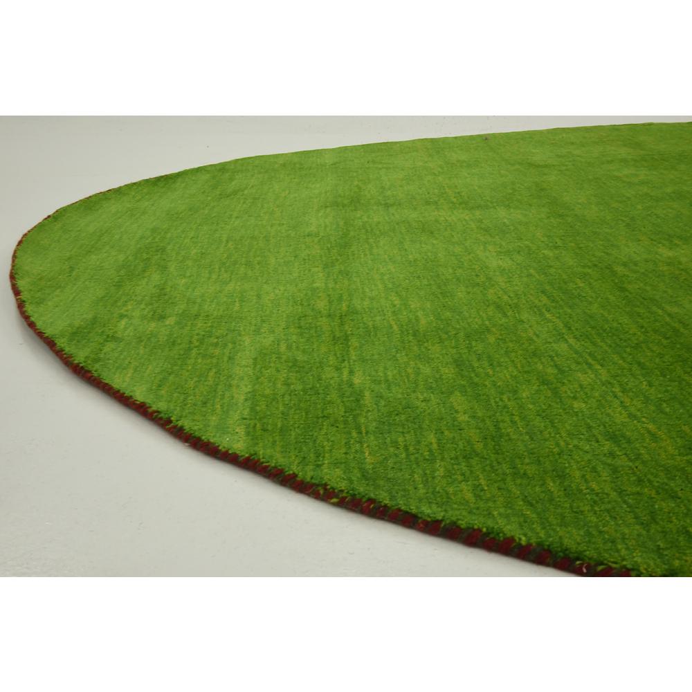 Solid Gava Rug, Green (9' 10 x 9' 10). Picture 6