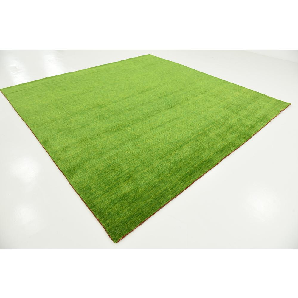 Solid Gava Rug, Green (9' 10 x 9' 10). Picture 3