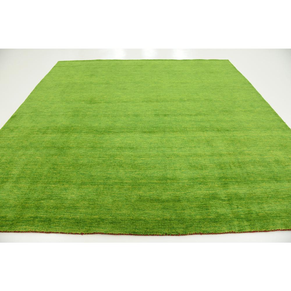 Solid Gava Rug, Green (9' 10 x 9' 10). Picture 4