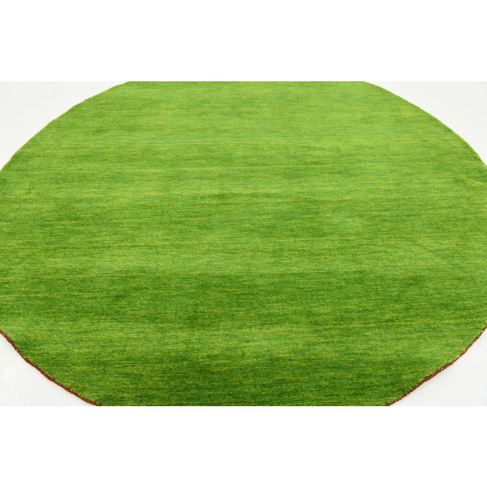 Solid Gava Rug, Green (6' 7 x 6' 7). Picture 4