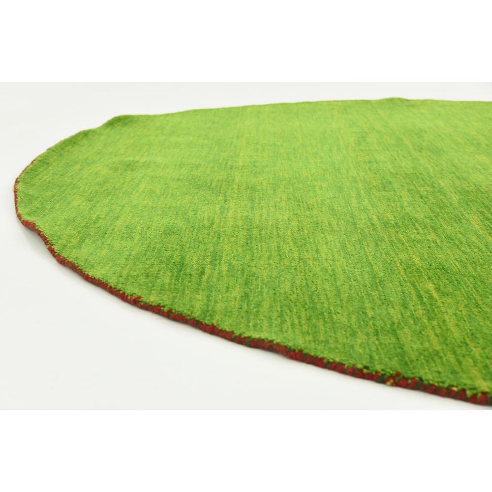 Solid Gava Rug, Green (6' 7 x 6' 7). Picture 6