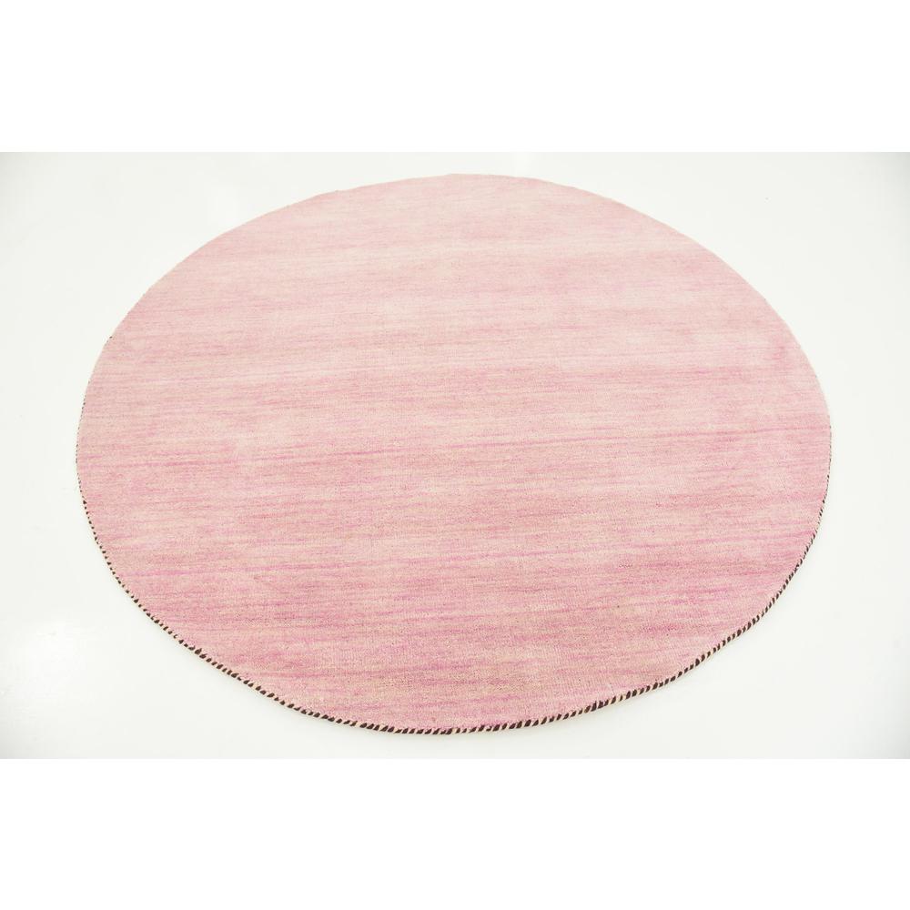 Solid Gava Rug, Pink (6' 7 x 6' 7). Picture 3