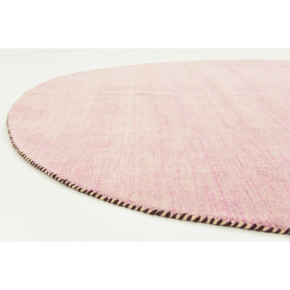 Solid Gava Rug, Pink (6' 7 x 6' 7). Picture 6