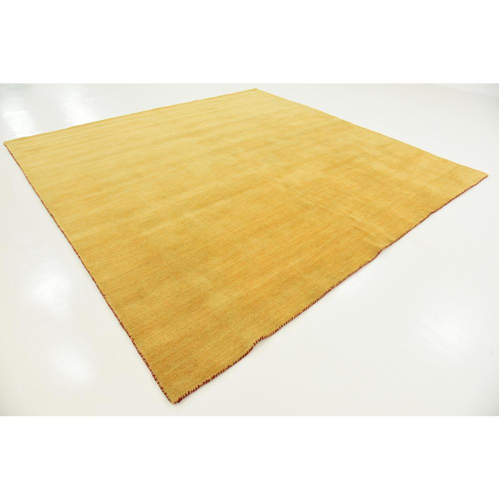 Solid Gava Rug, Gold (9' 10 x 9' 10). Picture 3