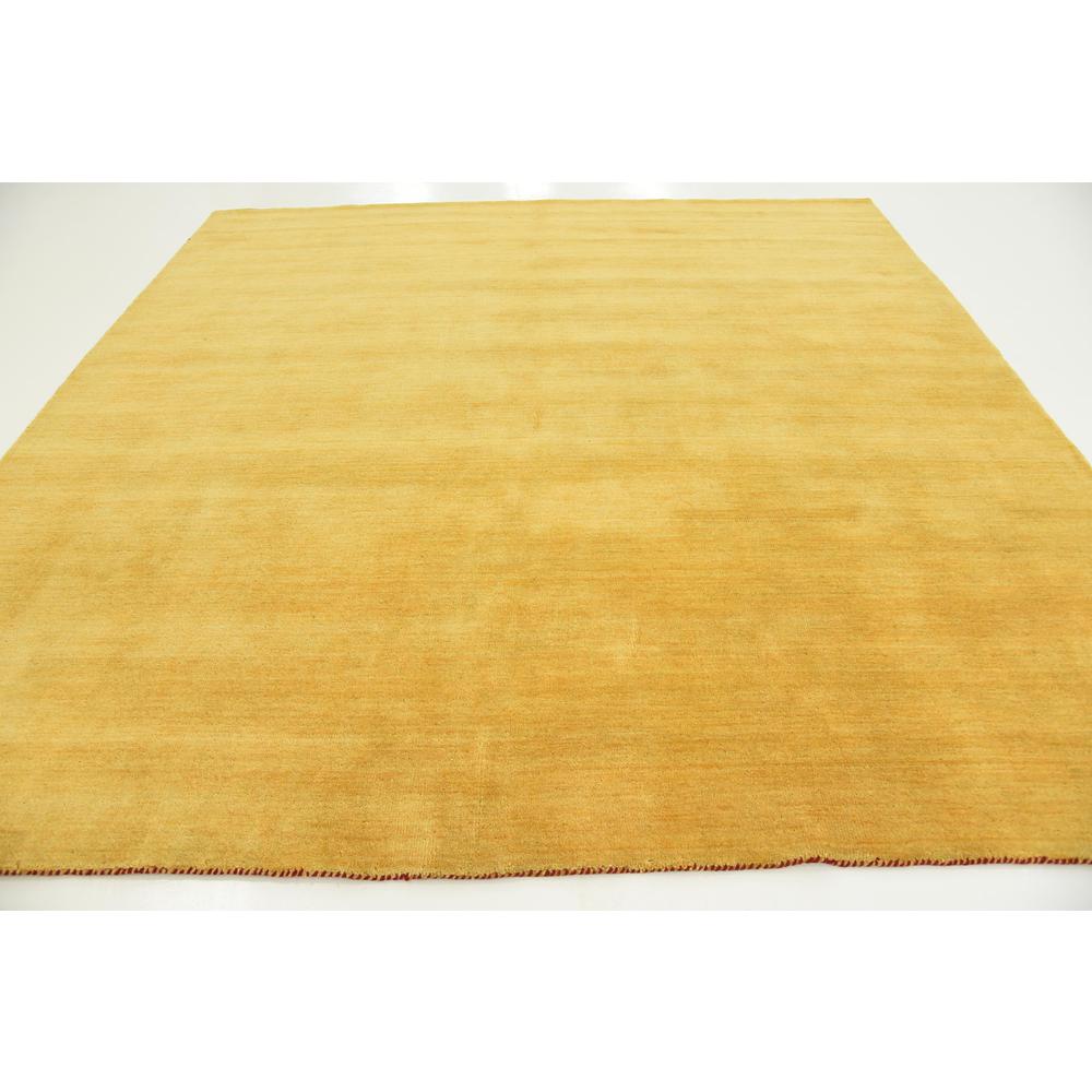 Solid Gava Rug, Gold (9' 10 x 9' 10). Picture 4