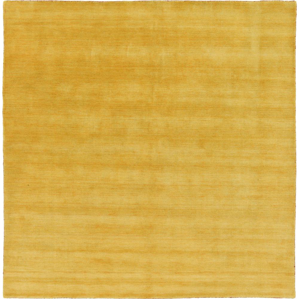 Solid Gava Rug, Gold (9' 10 x 9' 10). Picture 1