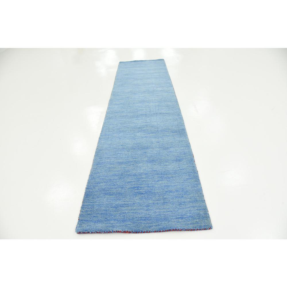 Solid Gava Rug, Light Blue (2' 7 x 9' 10). Picture 4
