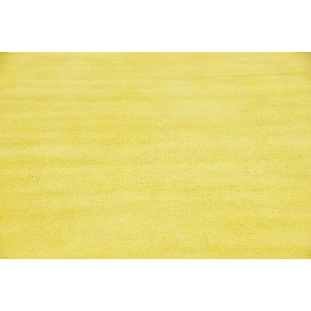 Solid Gava Rug, Yellow (9' 10 x 9' 10). Picture 5