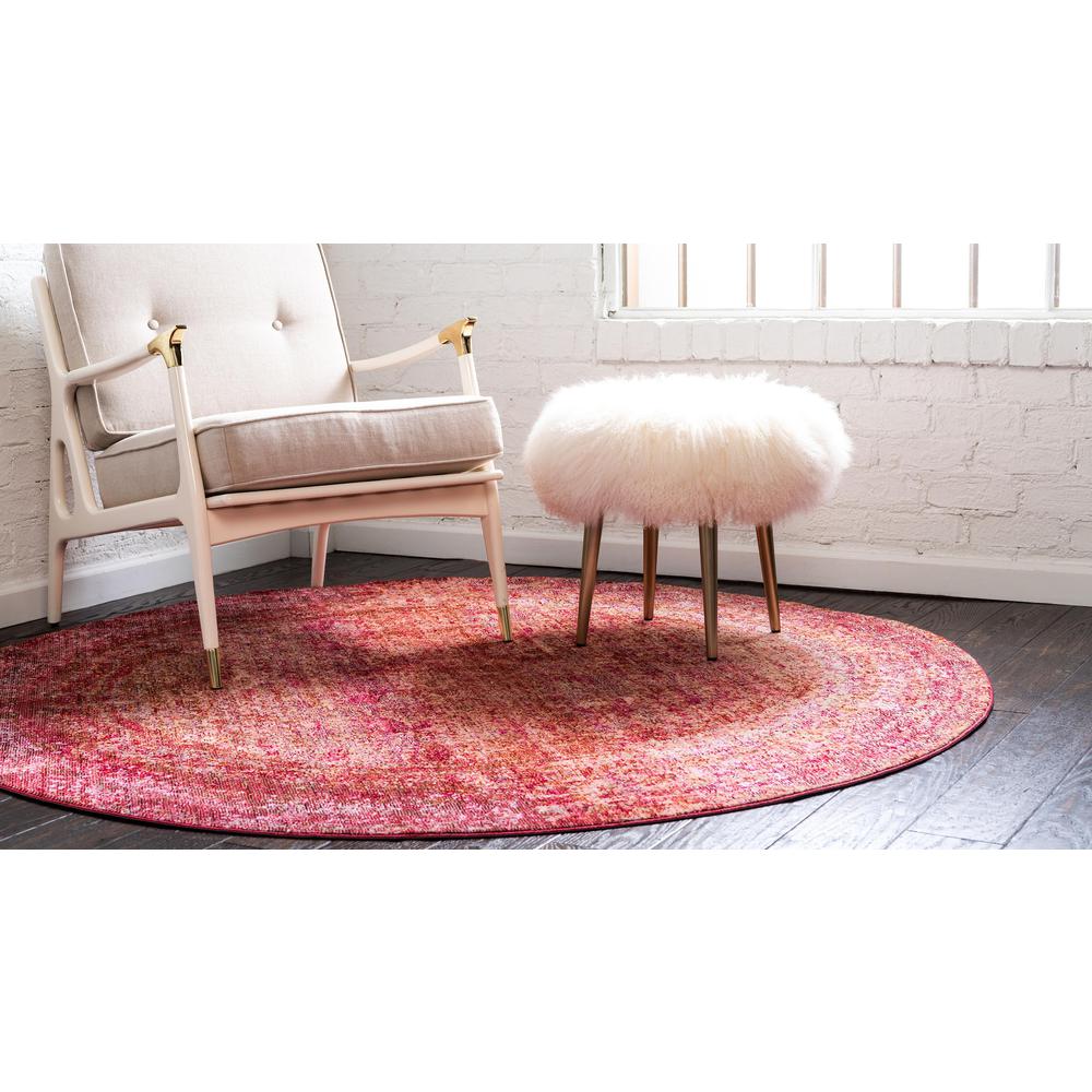 Muse Austin Rug, Pink (6' 0 x 6' 0). Picture 3
