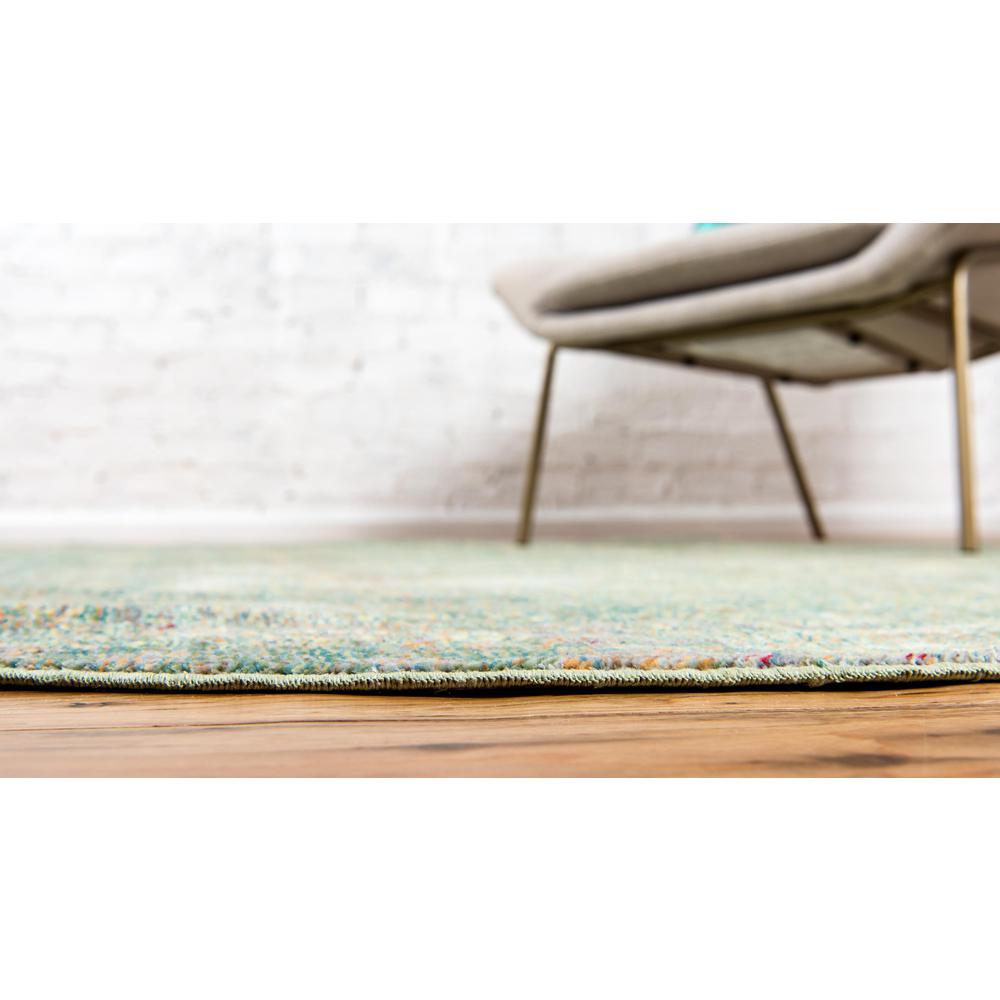 Muse Austin Rug, Green (6' 0 x 6' 0). Picture 3