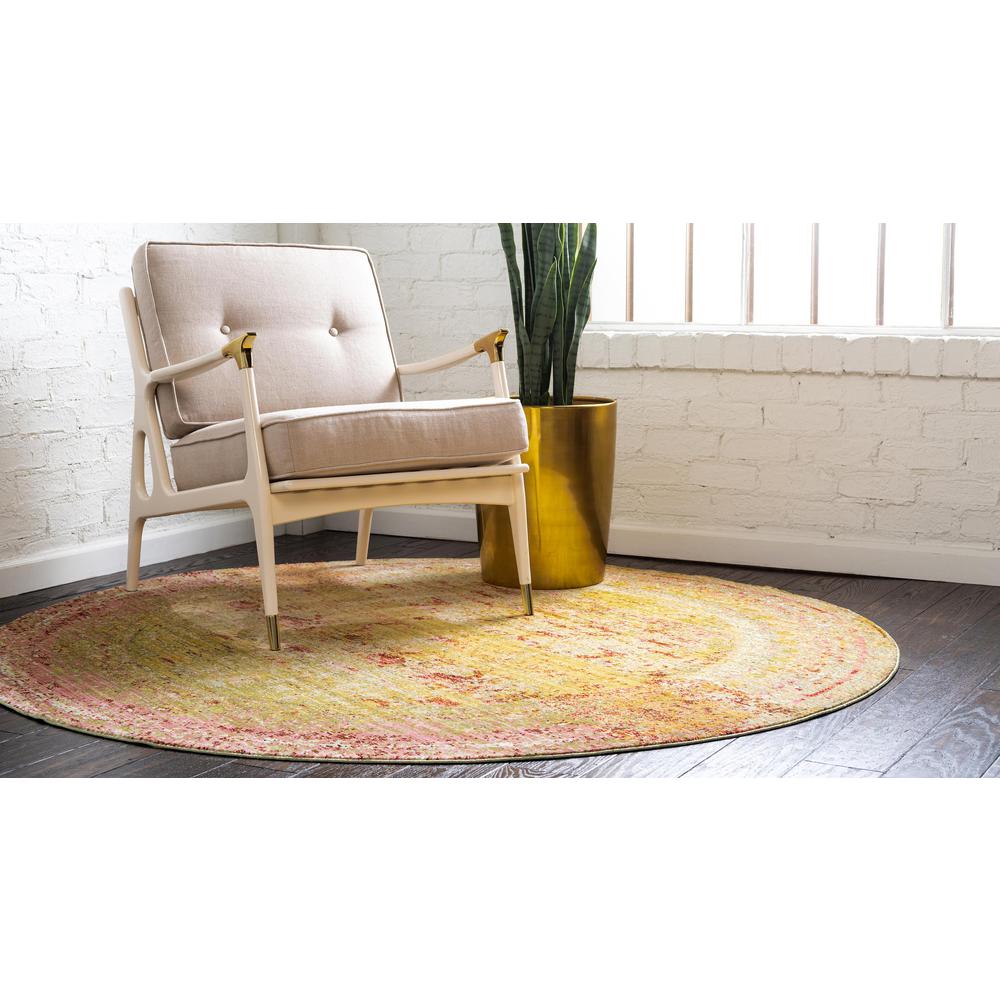 Muse Austin Rug, Yellow (6' 0 x 6' 0). Picture 3