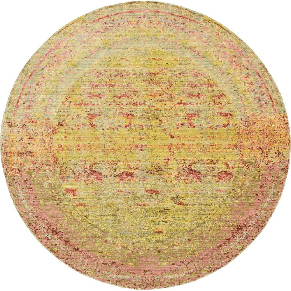 Muse Austin Rug, Yellow (6' 0 x 6' 0). Picture 1
