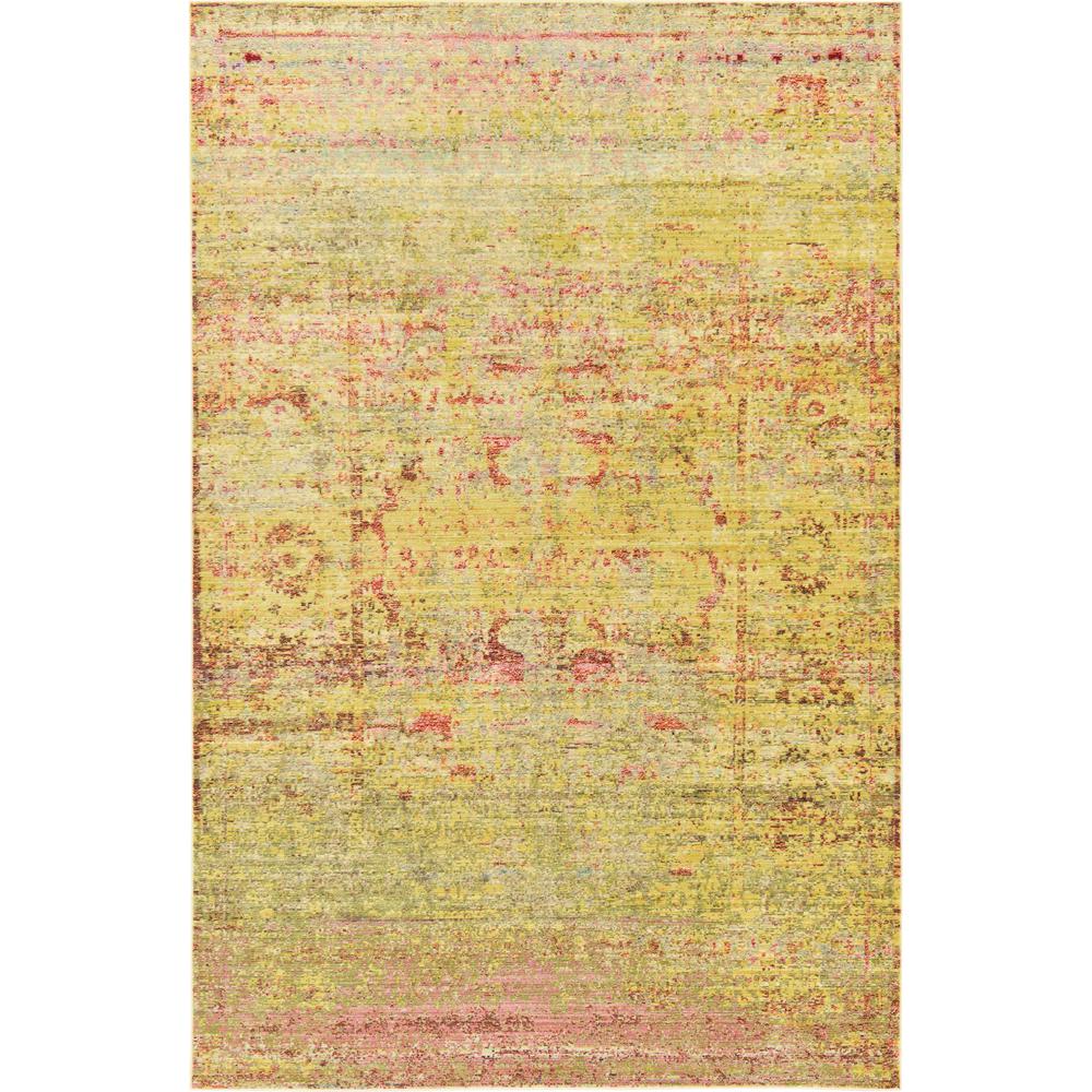 Muse Austin Rug, Yellow (5' 0 x 8' 0). The main picture.