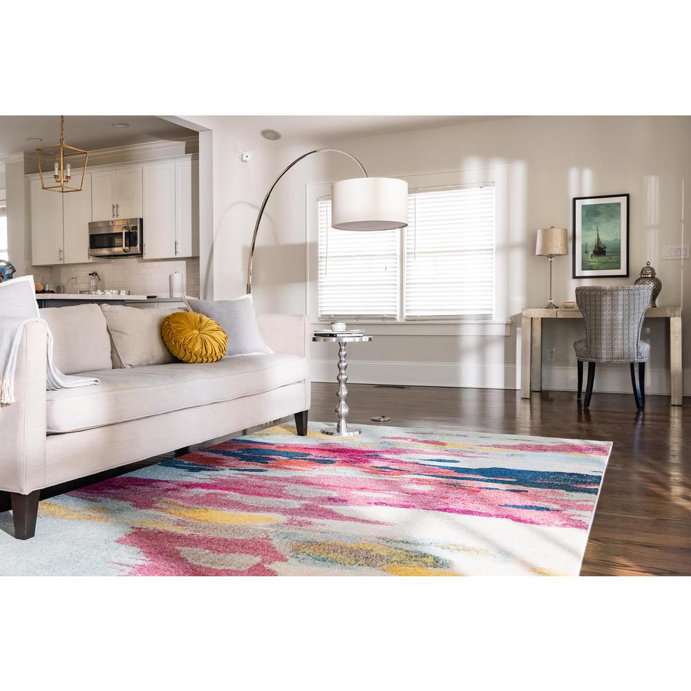 Laurnell Estrella Rug, Pink (9' 0 x 12' 0). Picture 3