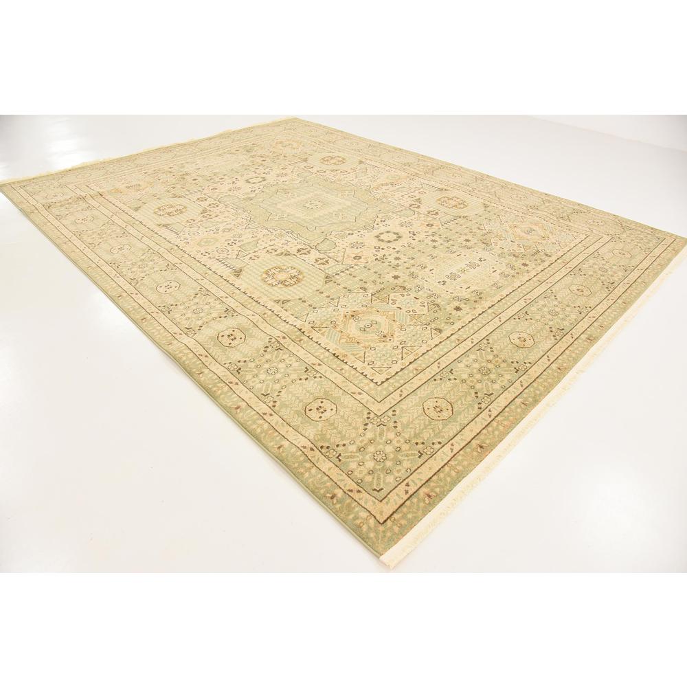 Jackson Palace Rug, Light Green (9' 0 x 12' 0). Picture 3