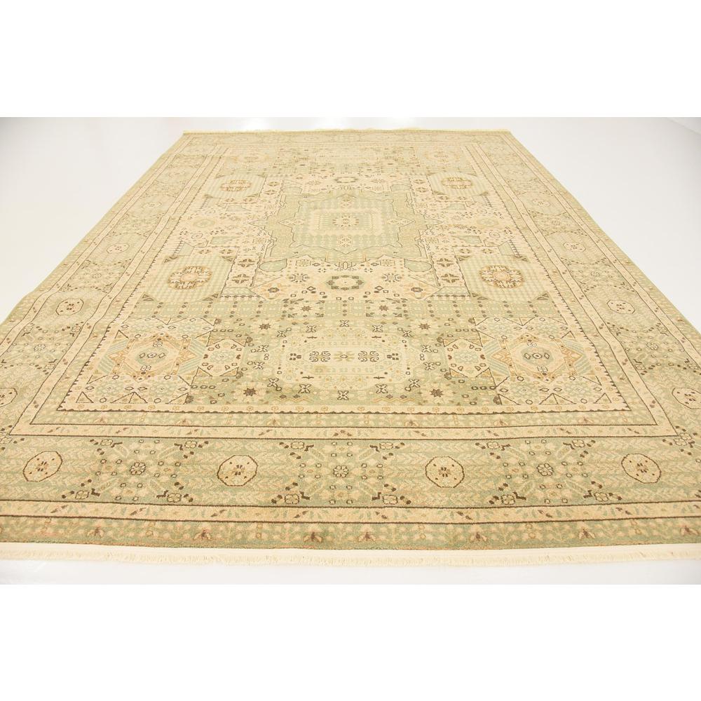 Jackson Palace Rug, Light Green (9' 0 x 12' 0). Picture 4