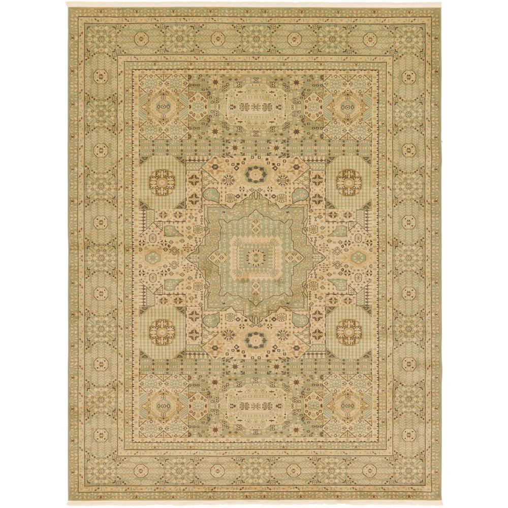 Jackson Palace Rug, Light Green (9' 0 x 12' 0). Picture 1