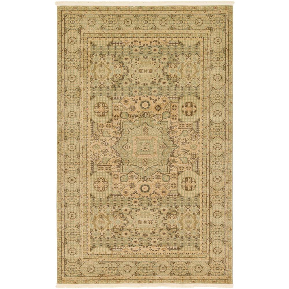 Jackson Palace Rug, Light Green (5' 0 x 8' 0). The main picture.
