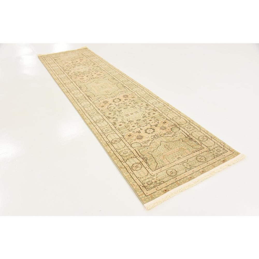 Jackson Palace Rug, Light Green (2' 7 x 10' 0). Picture 3