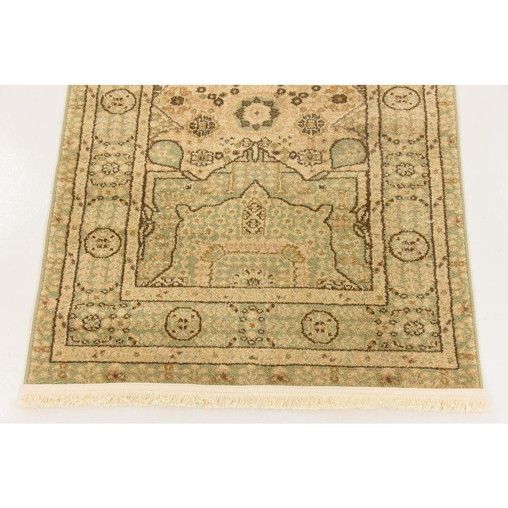 Jackson Palace Rug, Light Green (2' 7 x 10' 0). Picture 6