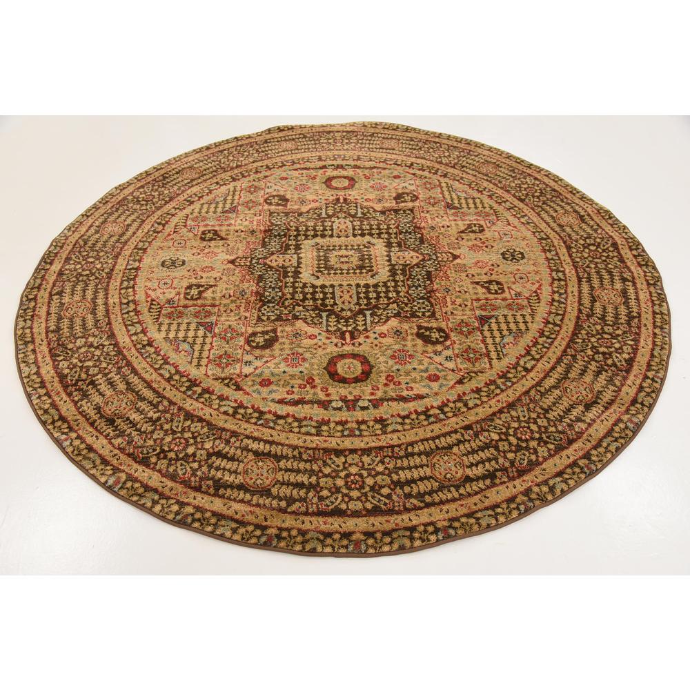 Jackson Palace Rug, Brown (6' 0 x 6' 0). Picture 3