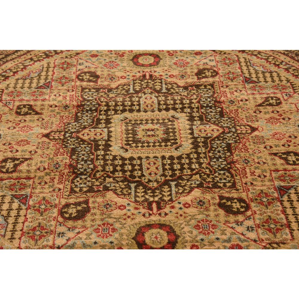 Jackson Palace Rug, Brown (6' 0 x 6' 0). Picture 5