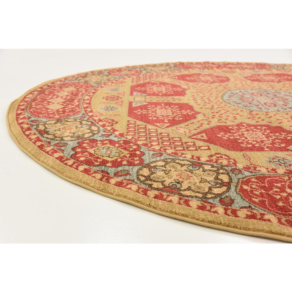 Monroe Palace Rug, Red (8' 0 x 8' 0). Picture 6