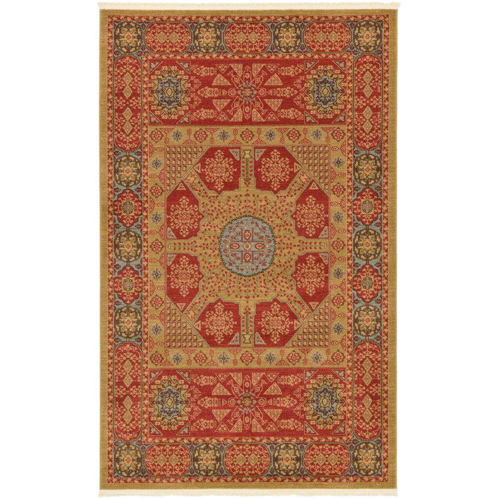 Monroe Palace Rug, Red (5' 0 x 8' 0). Picture 1